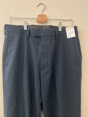 Nordstrom Rack Men's Dress Slacks Pants Navy Blue 34X32 NEW